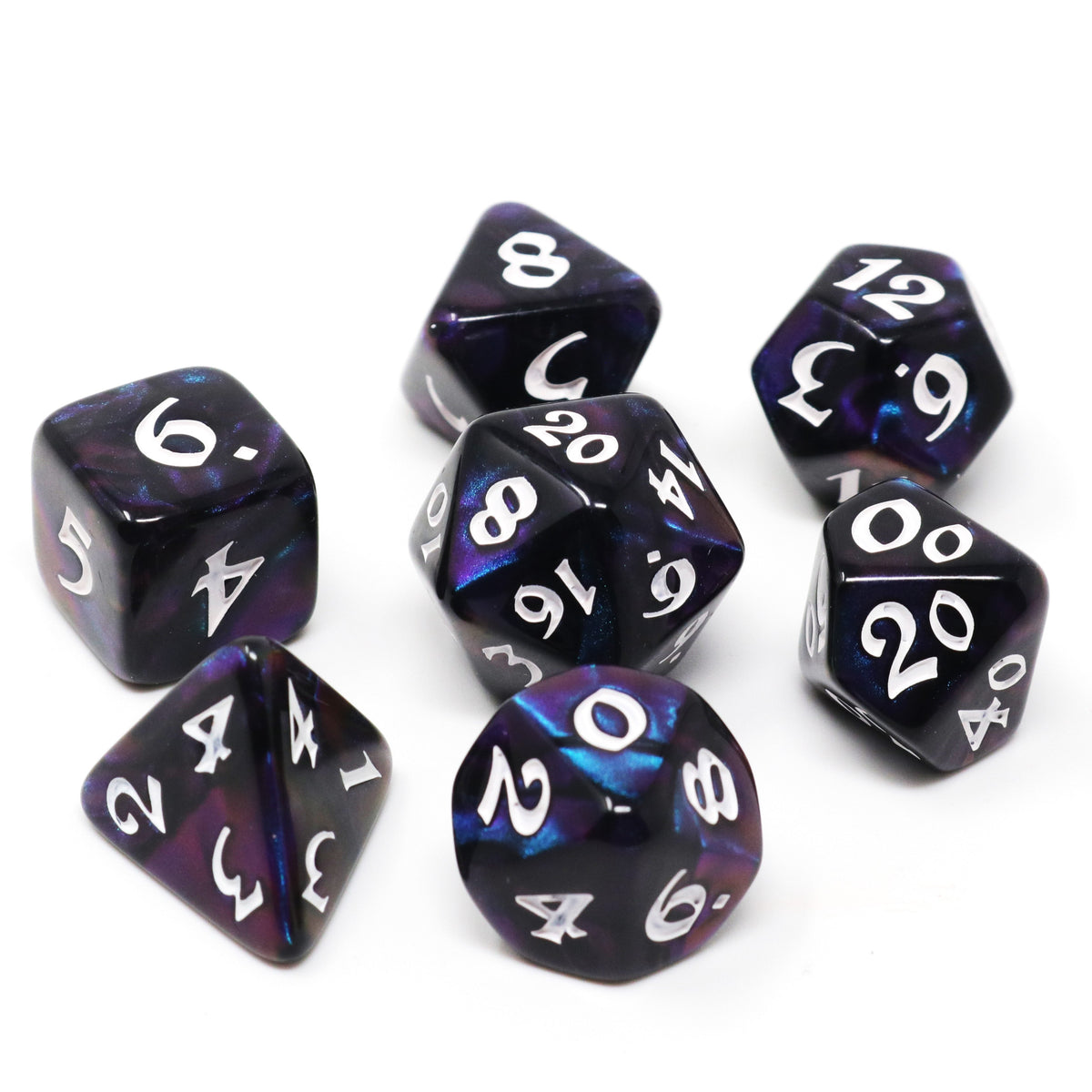 RPG Dice Set (7) - Moonstone Inkswell