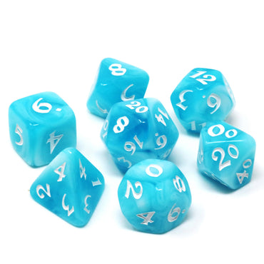 RPG Dice Set (7) - Glacial Gale