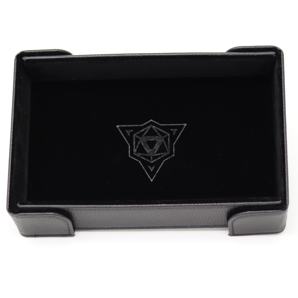 Magnetic Rectangle Dice Tray - Black Velvet