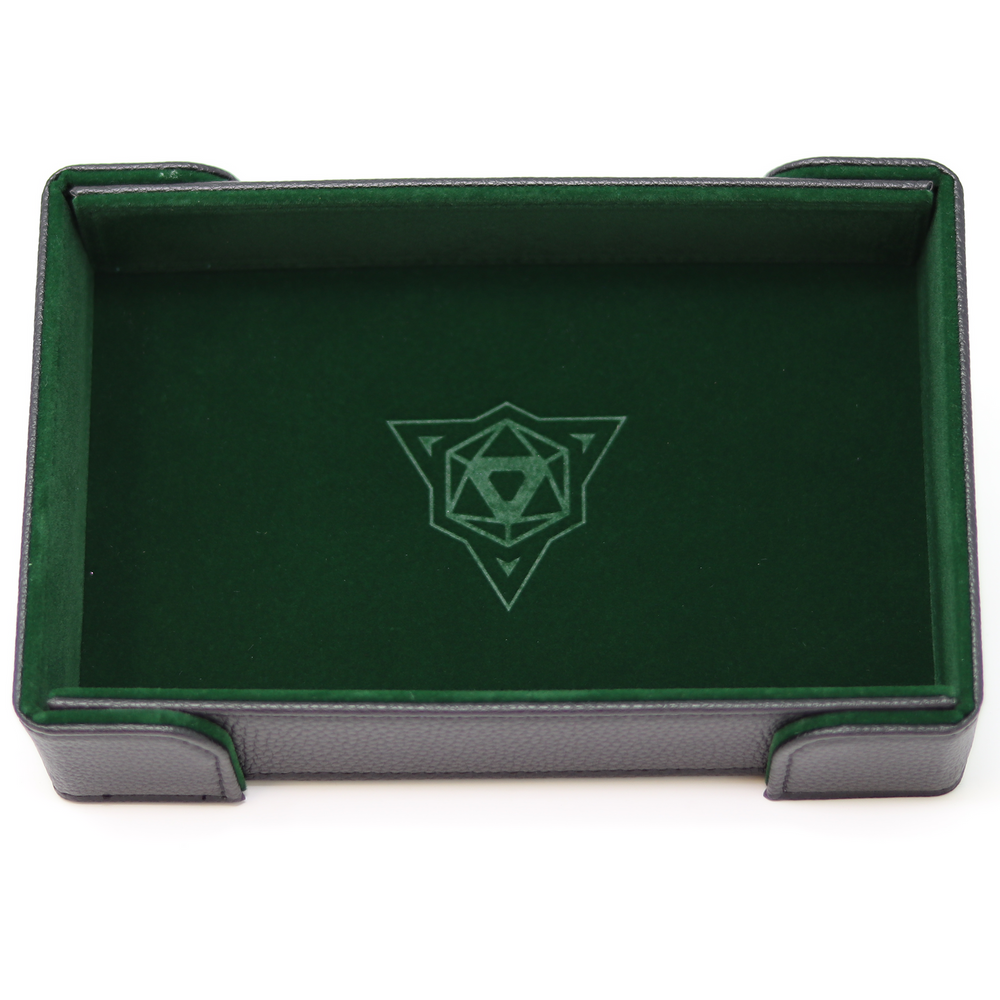 Magnetic Rectangle Dice Tray - Green Velvet