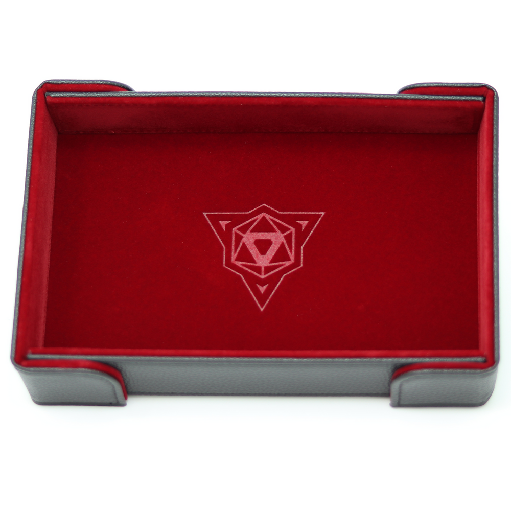Magnetic Rectangle Dice Tray - Red Velvet