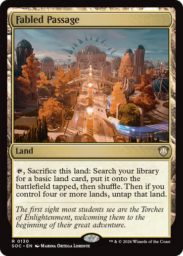 Fabled Passage [Secrets of Strixhaven Commander]