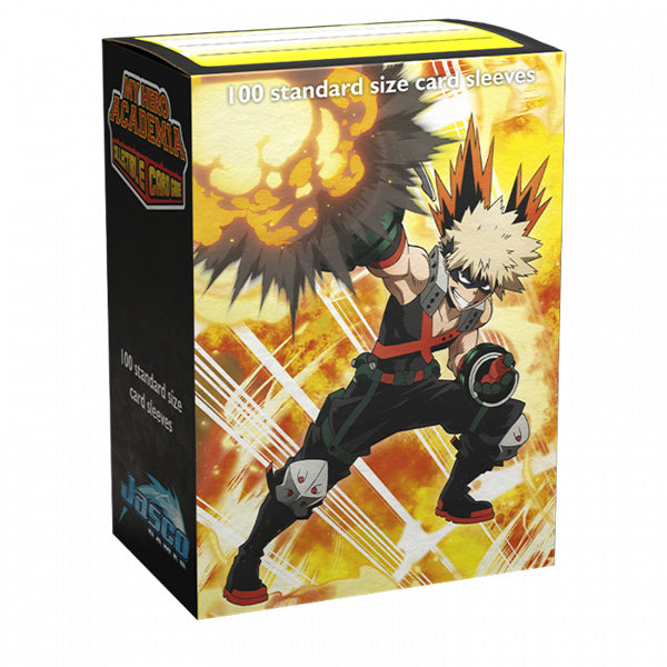 Dragon Shield Sleeves: Standard- Matte 'MHA Bakugo Explode' Art, Limited Edition (100 ct.)