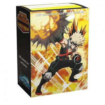 Dragon Shield Sleeves: Standard- Matte 'MHA Bakugo Explode' Art, Limited Edition (100 ct.)