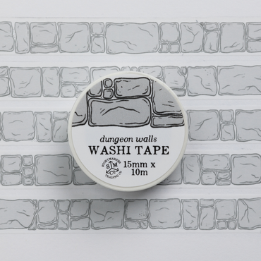 Dungeon Walls Washi Tape - Mapmaker Series