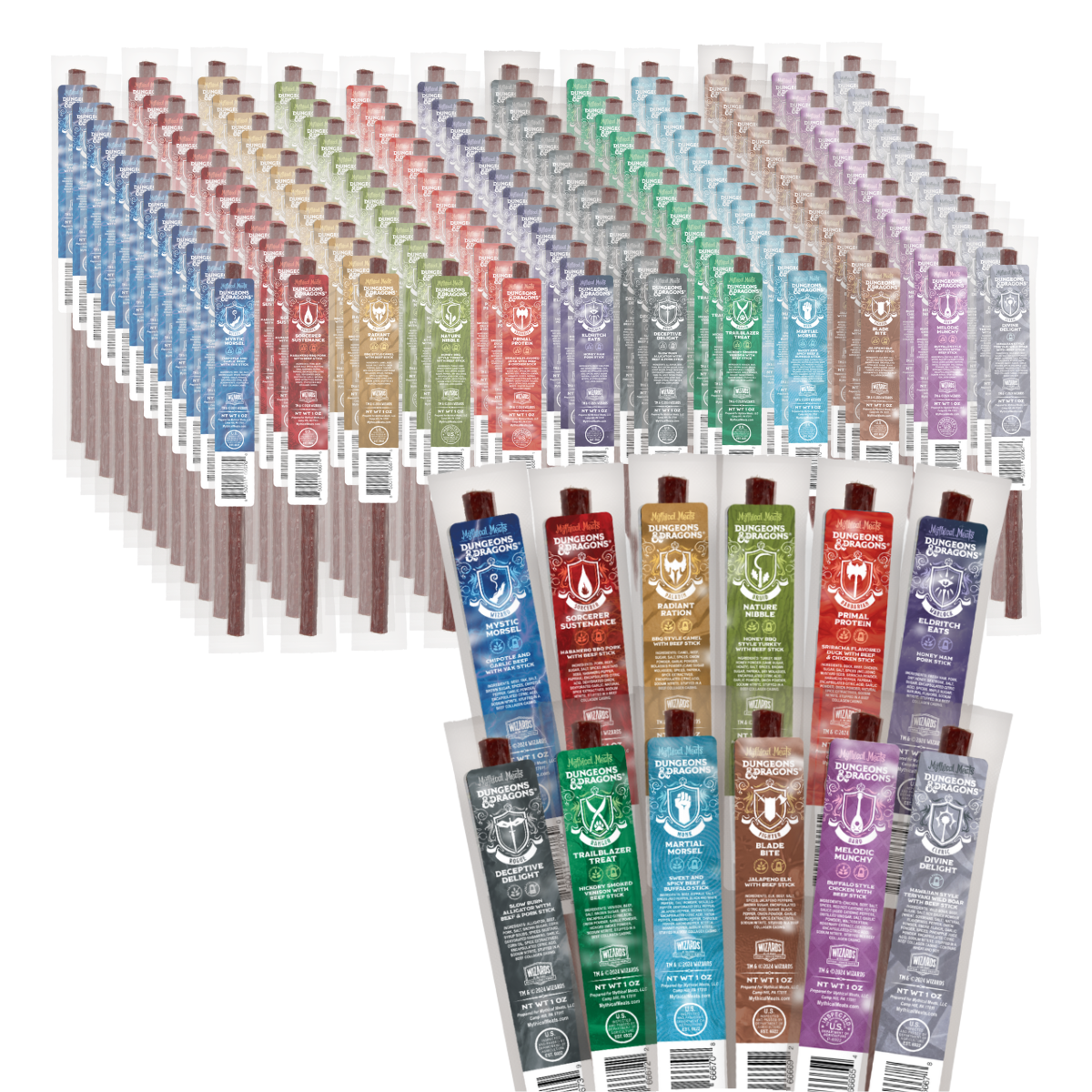 12 Flavor DUNGEONS & DRAGONS Retailer Restock Pack - 144 Sticks of DUNGEONS & DRAGONS Flavors