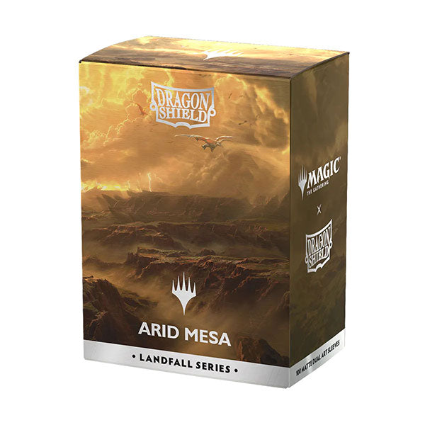 Dragon Shield Sleeves: Standard DUAL- Matte 'MTG Landfall Series- Arid Mesa' Art