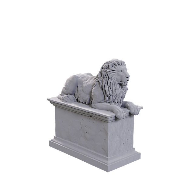Stone Lion Figure