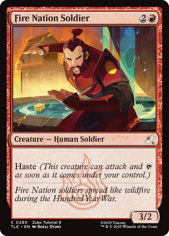 Fire Nation Soldier (0280) [Avatar: The Last Airbender: Eternal-Legal]