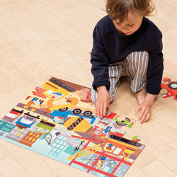 Construction Site 24-Piece Floor Puzzle
