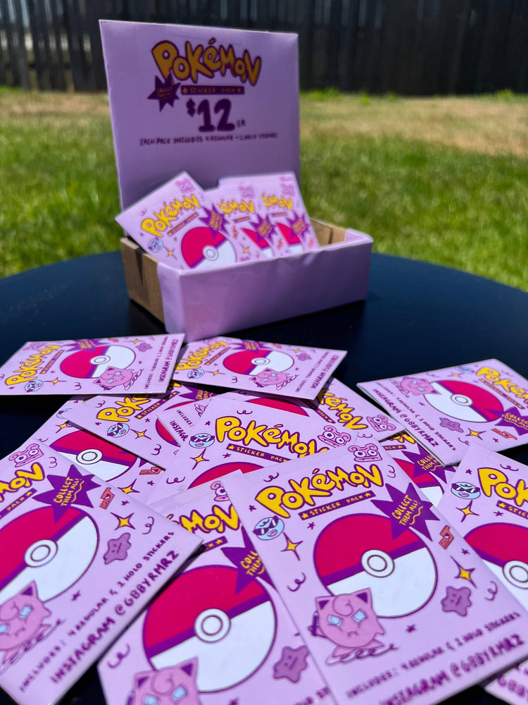 Pokemon Sticker Packs
