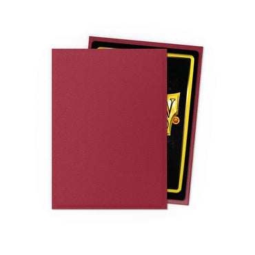 DRAGON SHIELD: MATTE NON-GLARE: BLOOD RED (100CT)