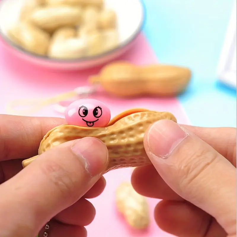 Keychain Fidget Toy Peanut