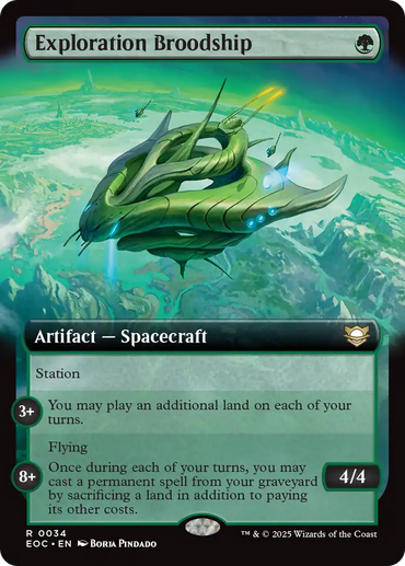 Exploration Broodship (Extended Art) [Edge of Eternities Commander]