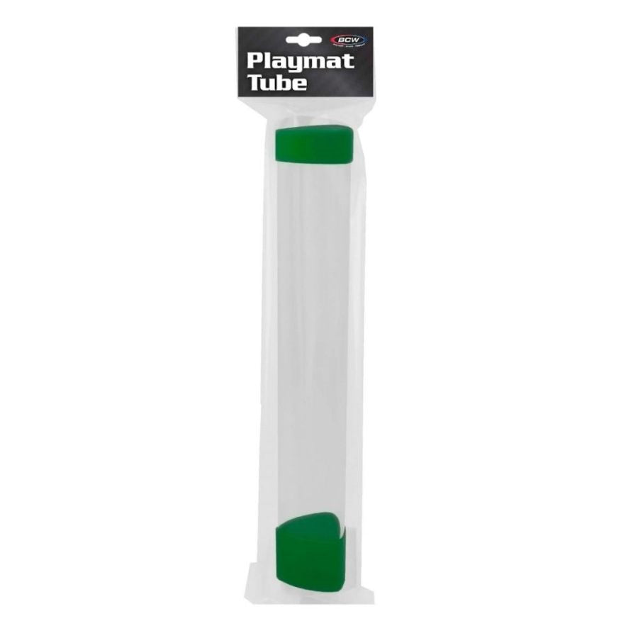 BCW: Clear Green Playmat Tube
