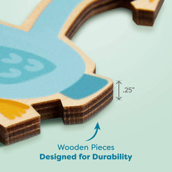 Elephant 2-in-1 Wooden Puzzle