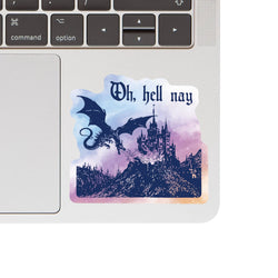 Roll Play Dragon Fantasy Book High Quality Vinyl Sticker