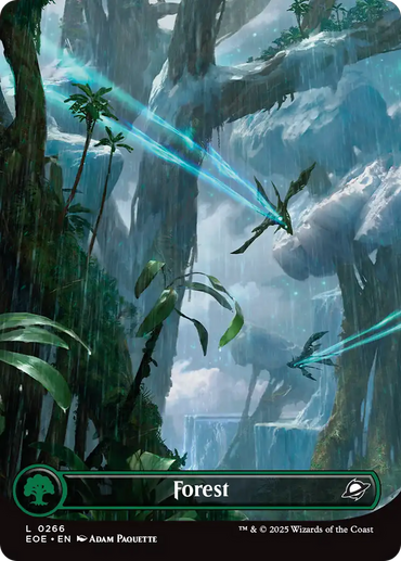 Forest (0266) (Borderless) [Edge of Eternities]