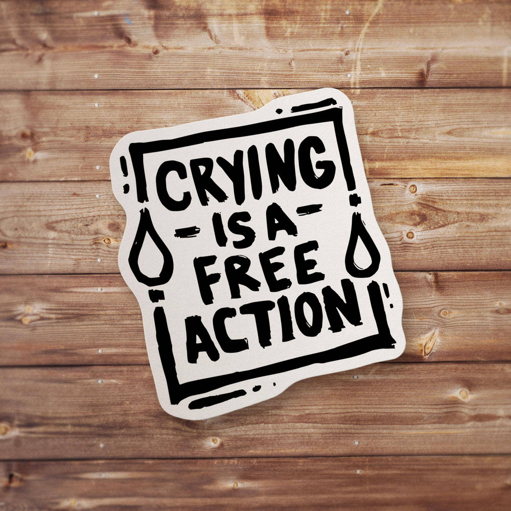 Holographic Crying Is a Free Action Sticker: Holographic Black