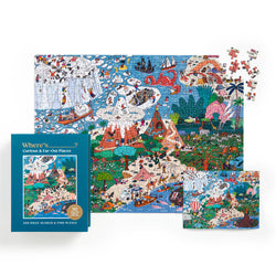 Where's ________? Curious and Far Out Places 500 Piece Search and Find Puzzle