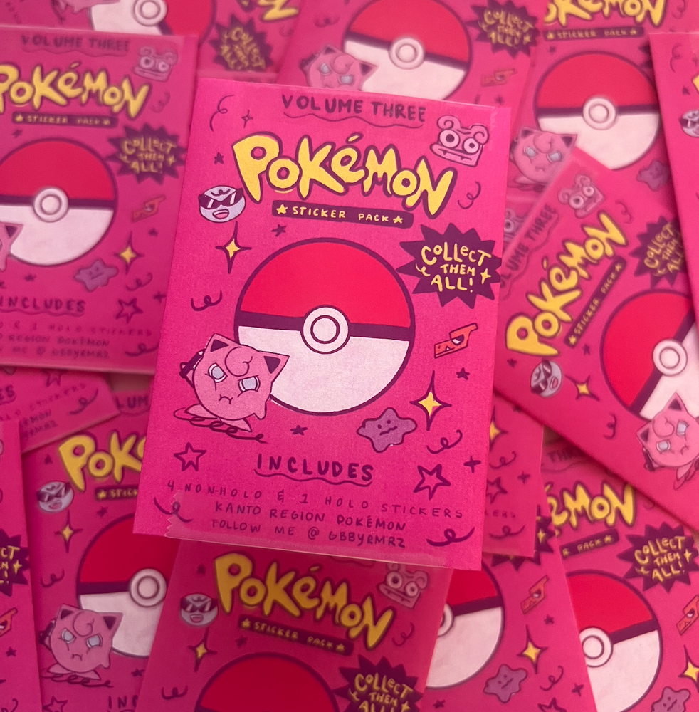PKMN Sticker Packs VOLUME 3