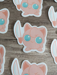 Better Choose Jigglypuff - Cute Pokemon Vinyl Sticker