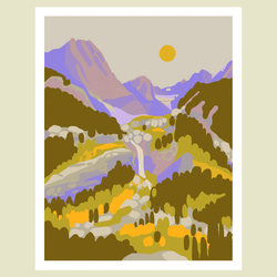 Mt Owen in the Tetons Print: 8x10