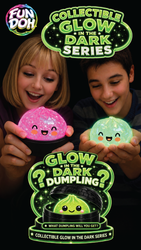 Fun Doh Glow In Dark Mystery Dumpling Squishy Black Basket: Wholesale Price