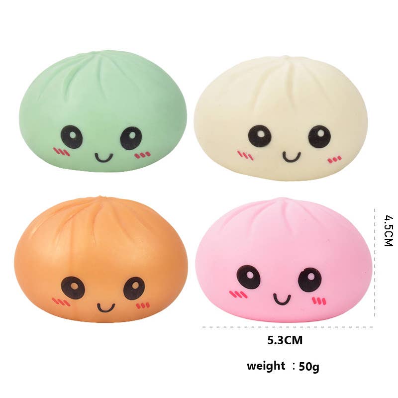 Mini Squishy Dumpling Bao Bun Fidget Toy blind box-12unit
