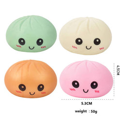 Mini Squishy Dumpling Bao Bun Fidget Toy blind box-12unit