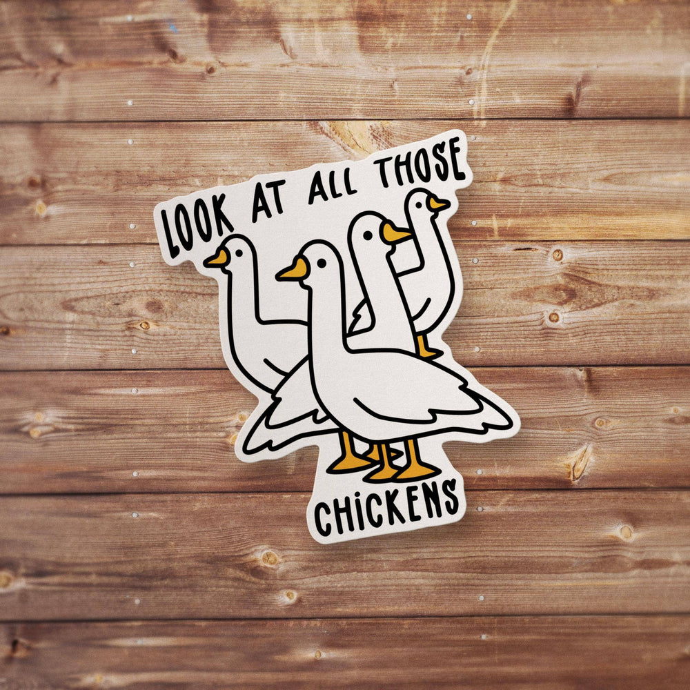 Chickens Stickers – Funny Humor Series for Laptops