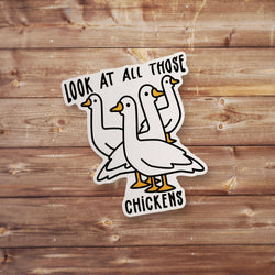 Chickens Stickers – Funny Humor Series for Laptops