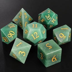 Gemstone Dice Set by GAME GRID in Assorted Styles and Colors (GGDIGS1)