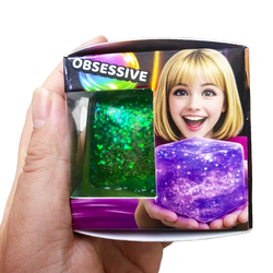 Fun Doh Squish & Squeeze Sparkle Cube Fidget Toy- 12/Display: Wholesale Price