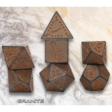 7-Die Set Illusory Stone - Granite/Rust