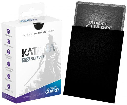 Katana Sleeves: Black (100)