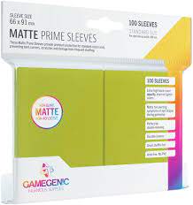 Gamegenic Matte Sleeves: Lime Green (100)