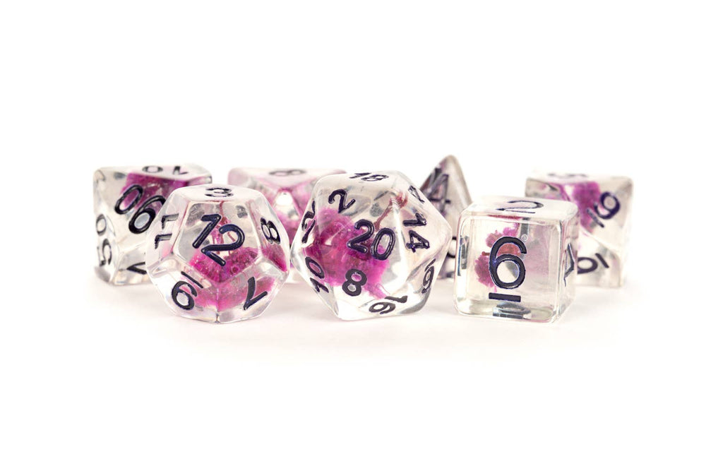 NEW 13 Inclusion Dice Resin: Penguin, Koala, Dinosaur: Rainbow Frost