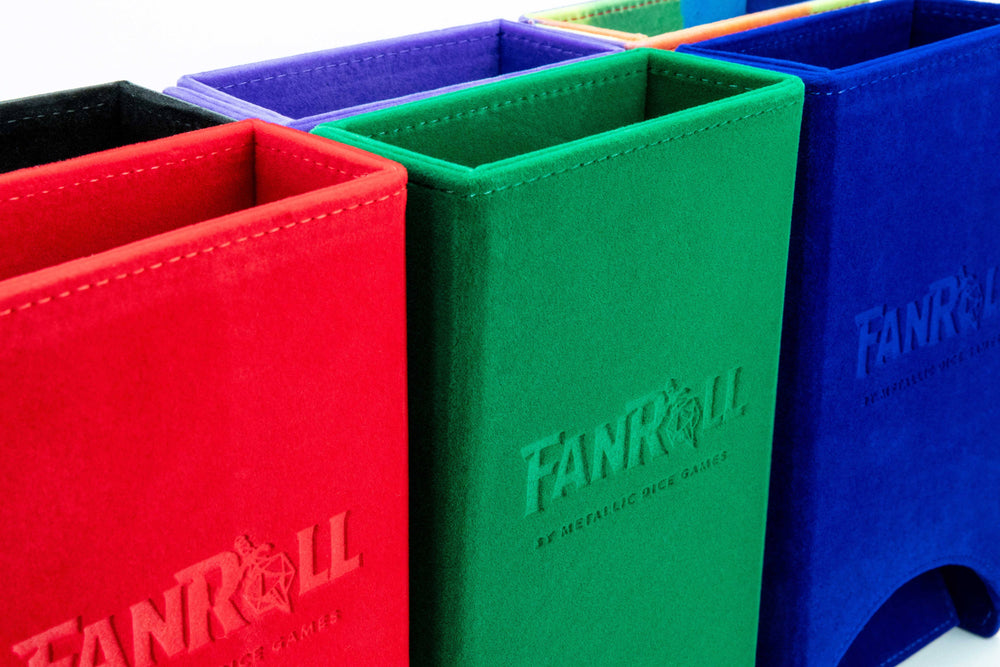 Fold Up Dice Towers for Random DND Dice Rolls (6 colors): Red