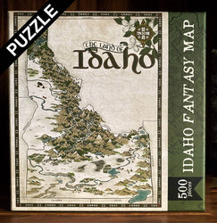 Idaho Fantasy Map Puzzle