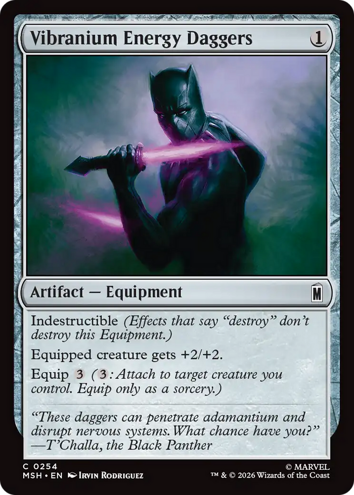 Vibranium Energy Daggers [Marvel Super Heroes]