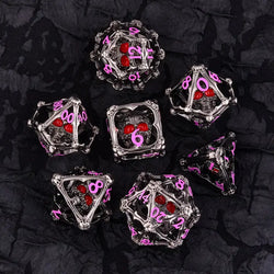 Metal Dice Set by GAME GRID in Assorted Styles and Colors (GGDIMT1)