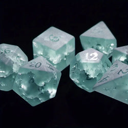 Gemstone Dice Set by GAME GRID in Assorted Styles and Colors (GGDIGS1)