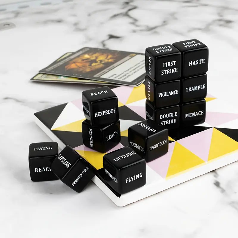 Acrylic Spindown MTG Keyword Dice (DCD6SP2)