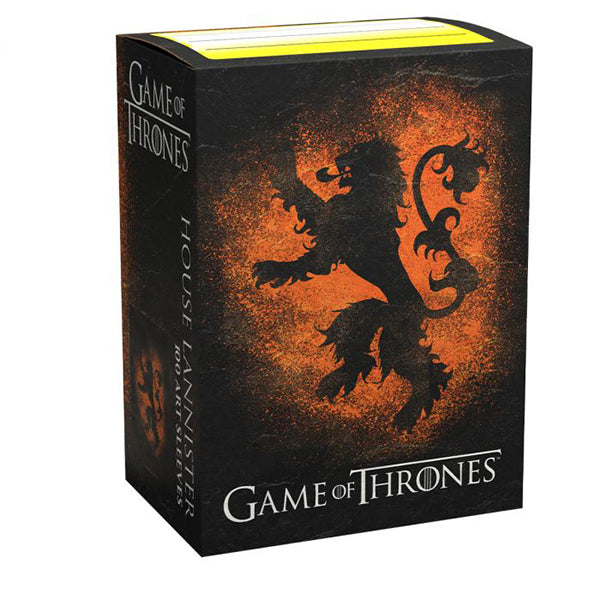 Dragon Shield Sleeves: Standard- Brushed Game of Thrones 'House Lannister' (100 ct.)