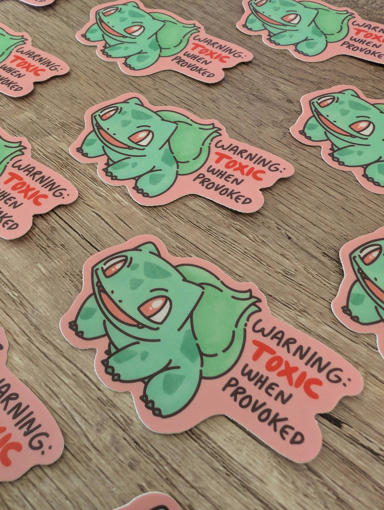 Bulbasaur - Cute Pokemon Nintendo Game Vinyl Sticker