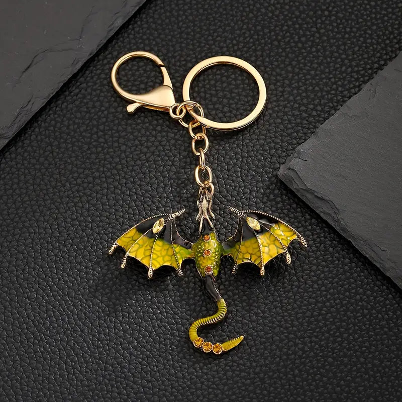 Keychain Dragon Yellow and Black (KCDRYB1)