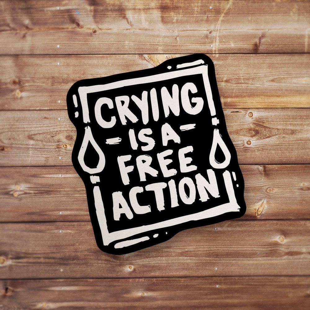 Holographic Crying Is a Free Action Sticker: Holographic Black