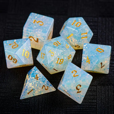 Gemstone Dice Set Opal (DCPHGS10)