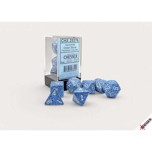 RPG Dice Set 7-Die Set Speckled Dice: Ocean Stone (CHX25376)
